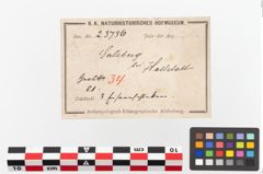 Etiketten zu Eisenschlacke (NHMW-PRAE-023736)